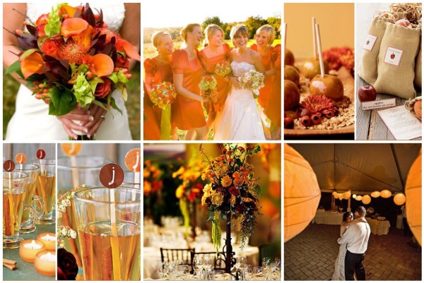 Fall brides get to work with such a great palette of colors 